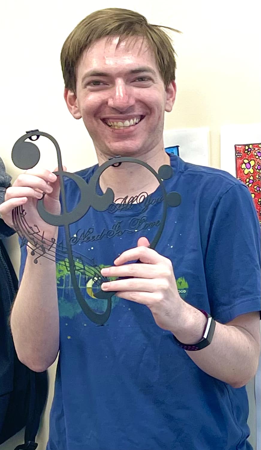 Student smiling