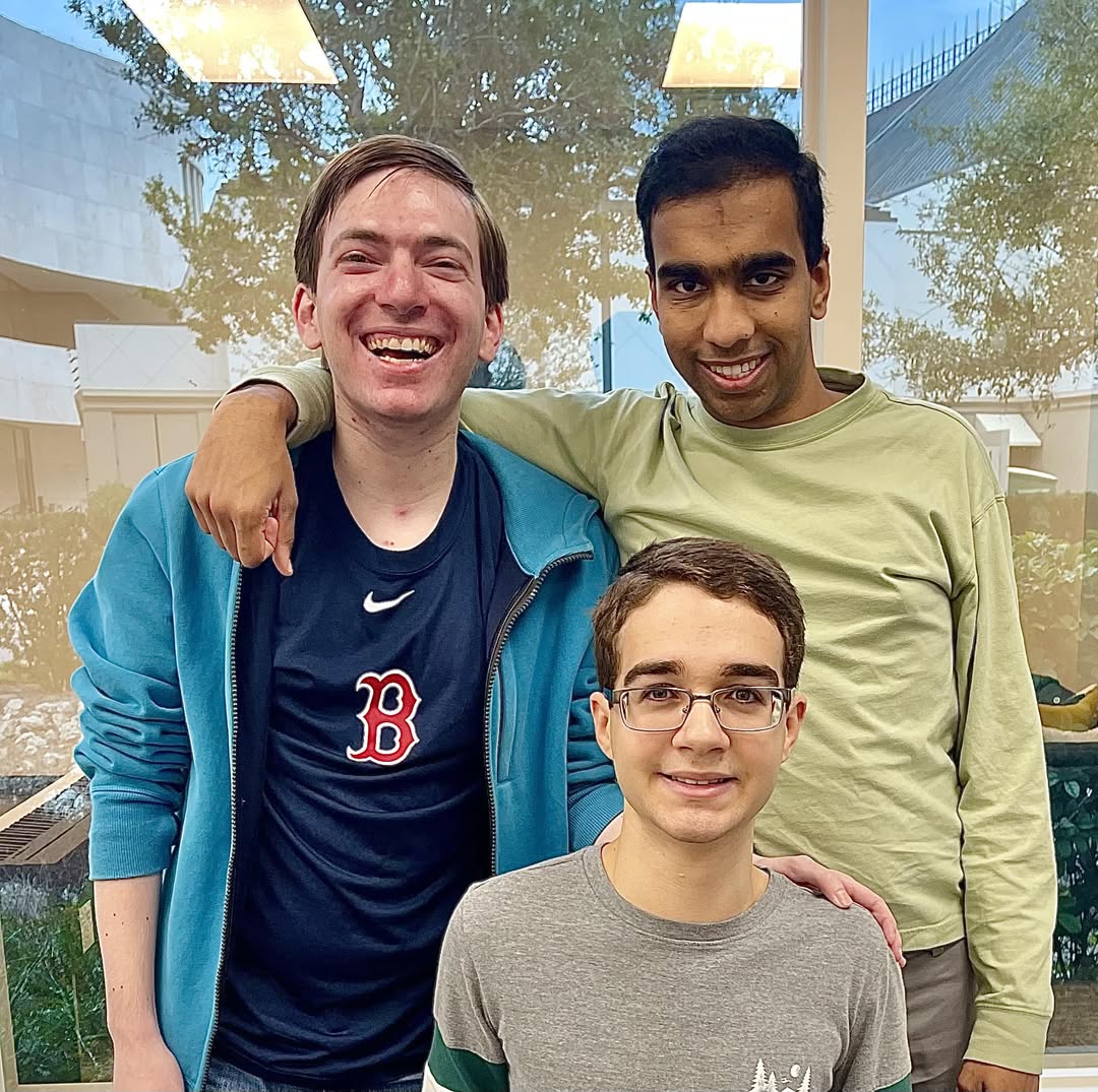 Three friends together